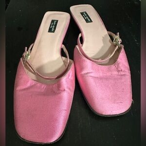 Women’s Kate Spade Pink Square Toe Flats Size 7.5B